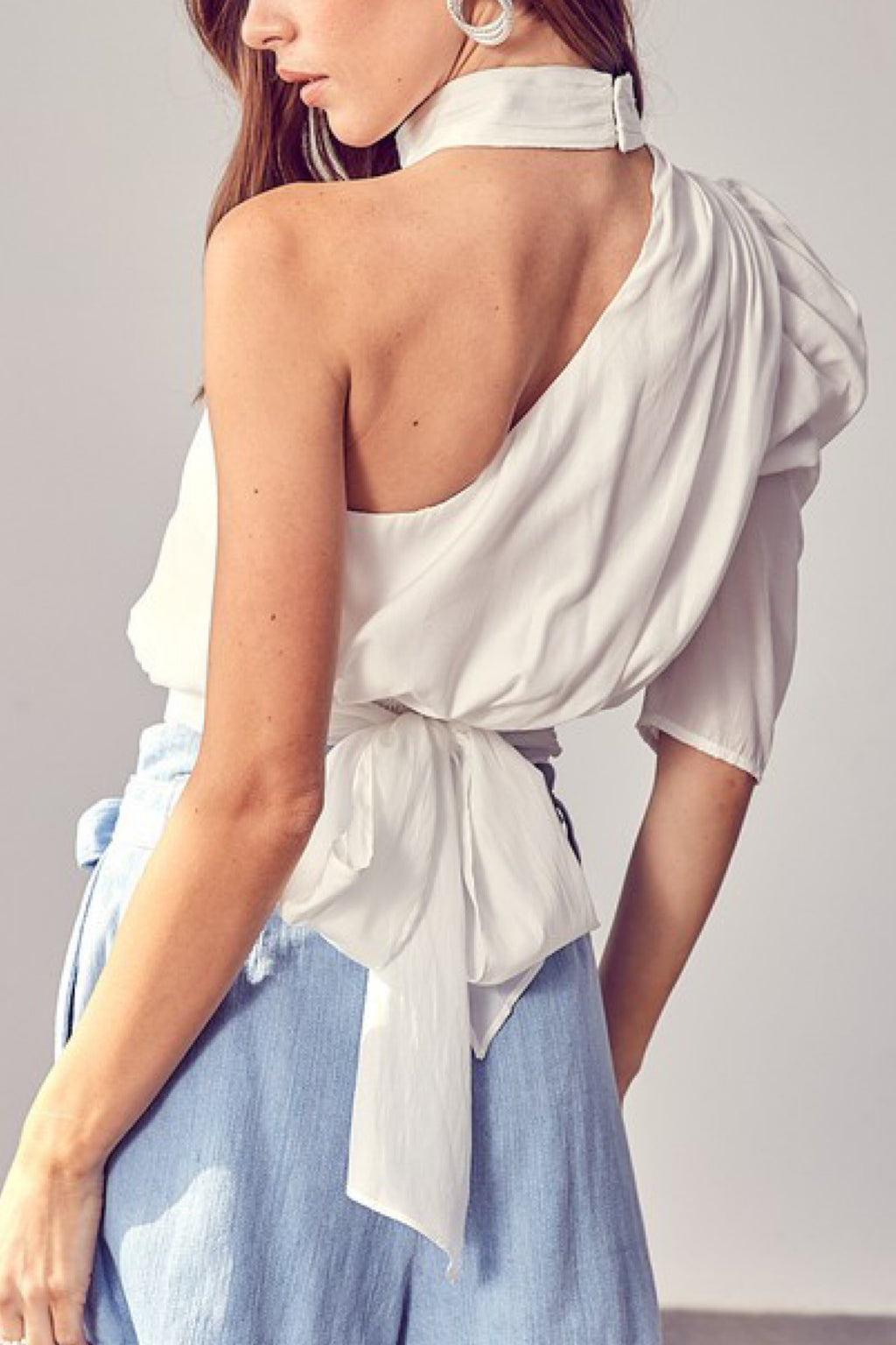 RICCA ONE SHOULDER TOP