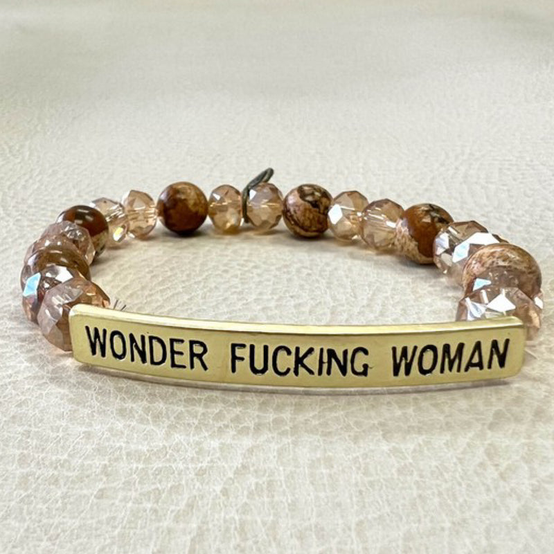 WONDER FUCKING WOMAN BRACELET