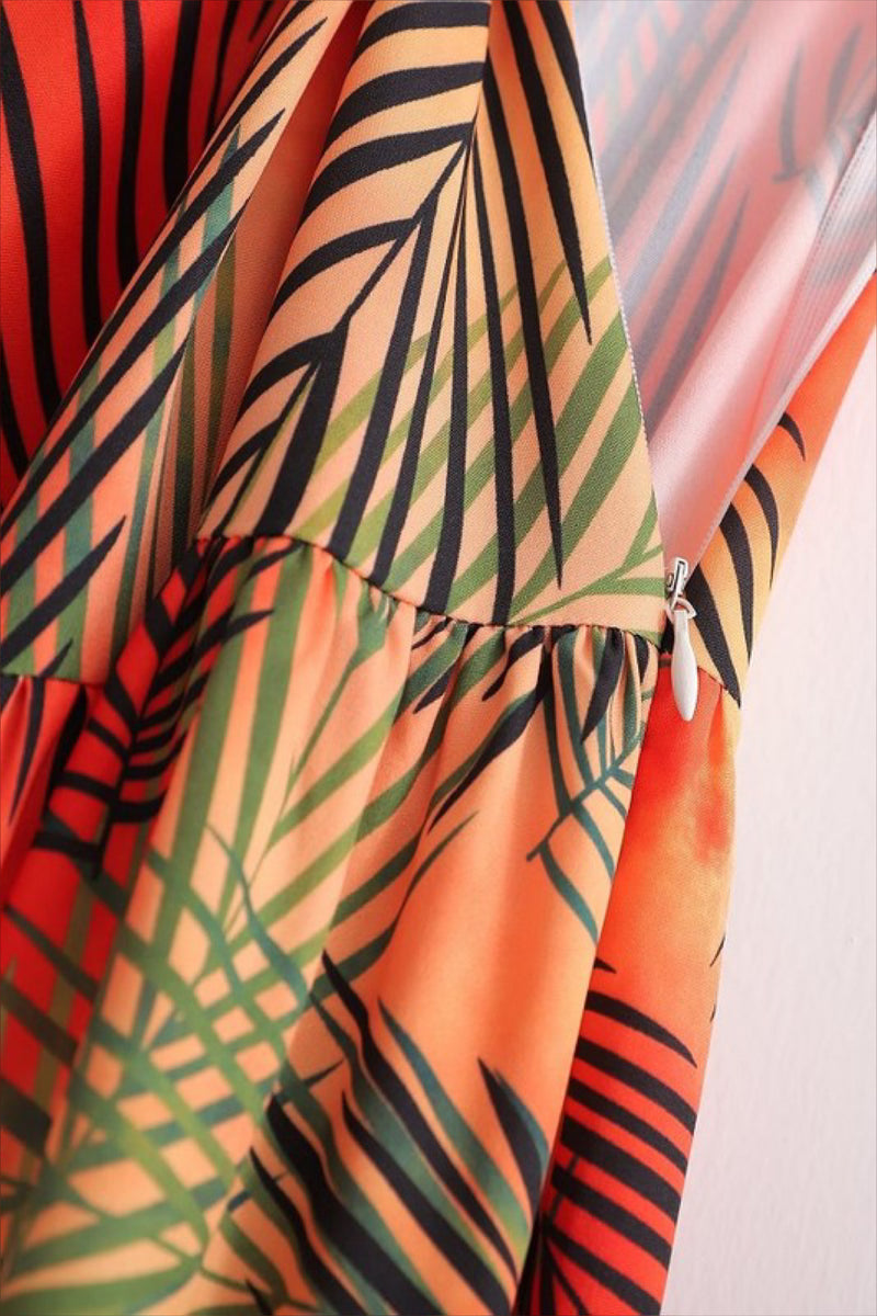 TROPICAL PRINT MAXI SET