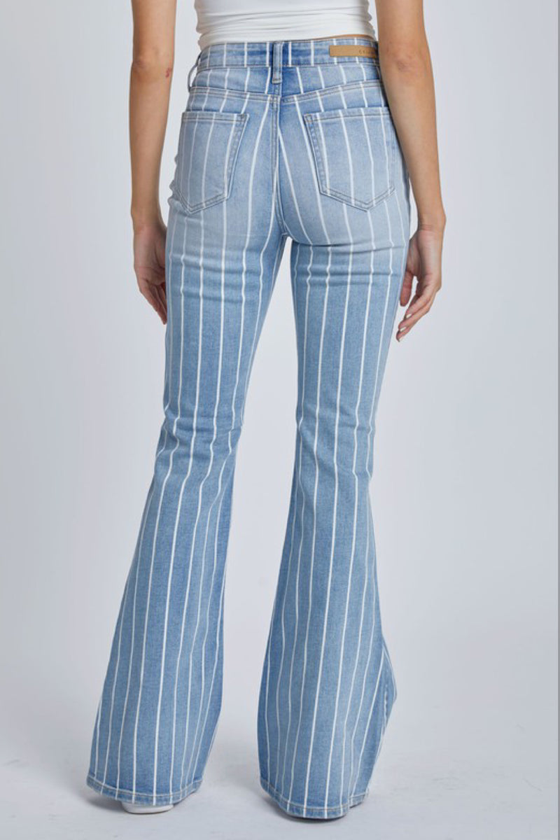 RETRO INSPIRED STRIPED DENIM