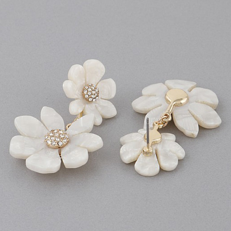 NACAR FLOWER DROP EARRING