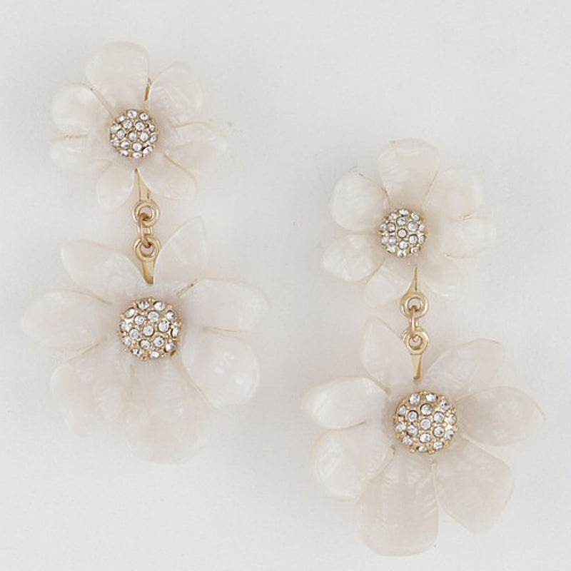 NACAR FLOWER DROP EARRING