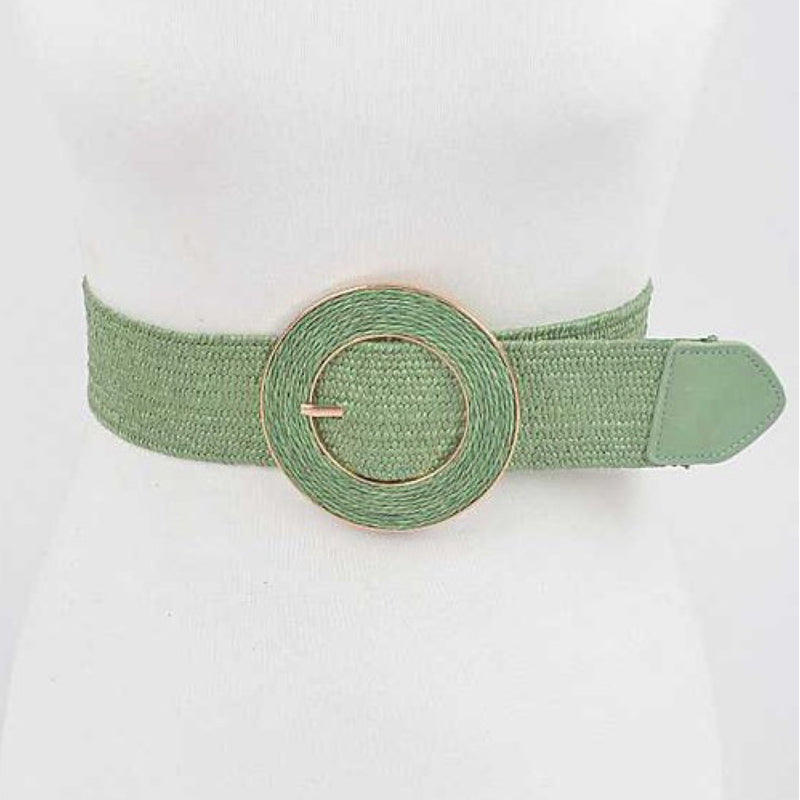 STRAW ELASTIC BELT