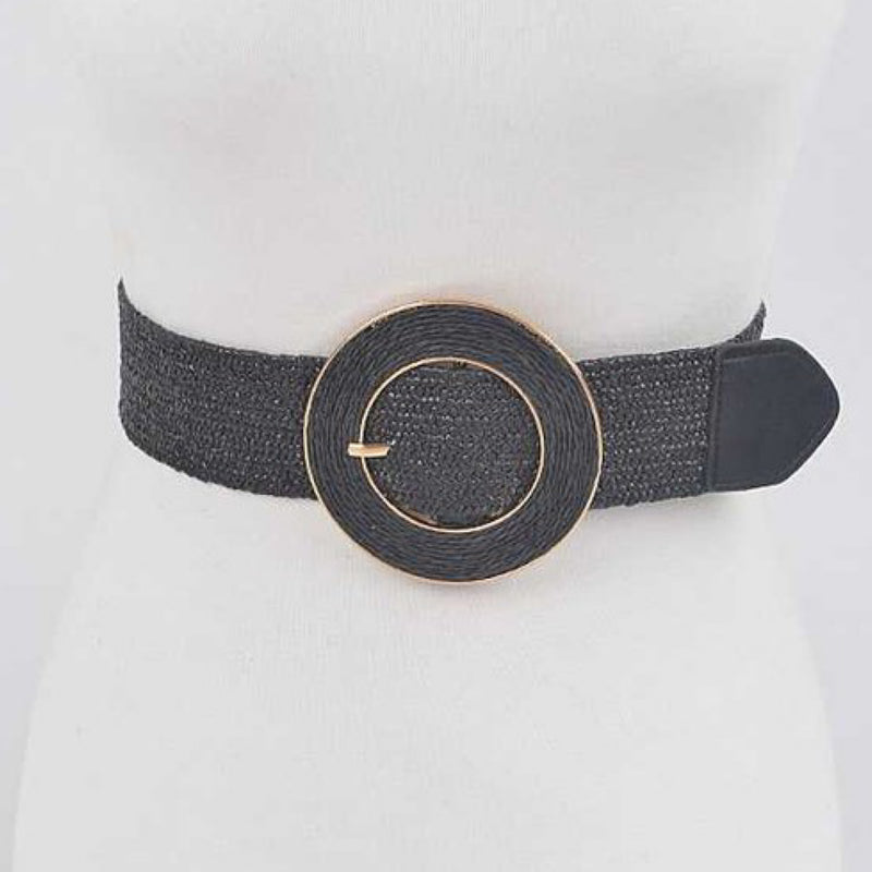 STRAW ELASTIC BELT