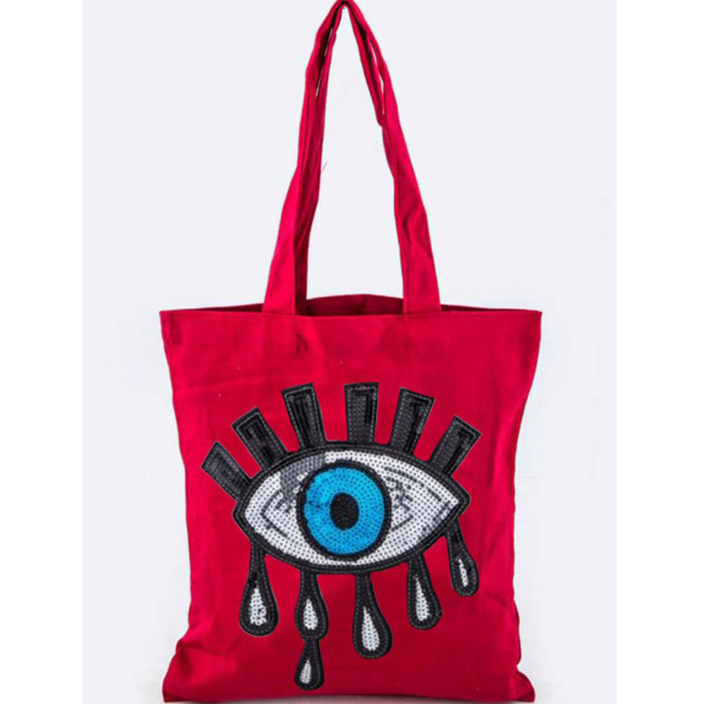 EYE CANVAS TOTE