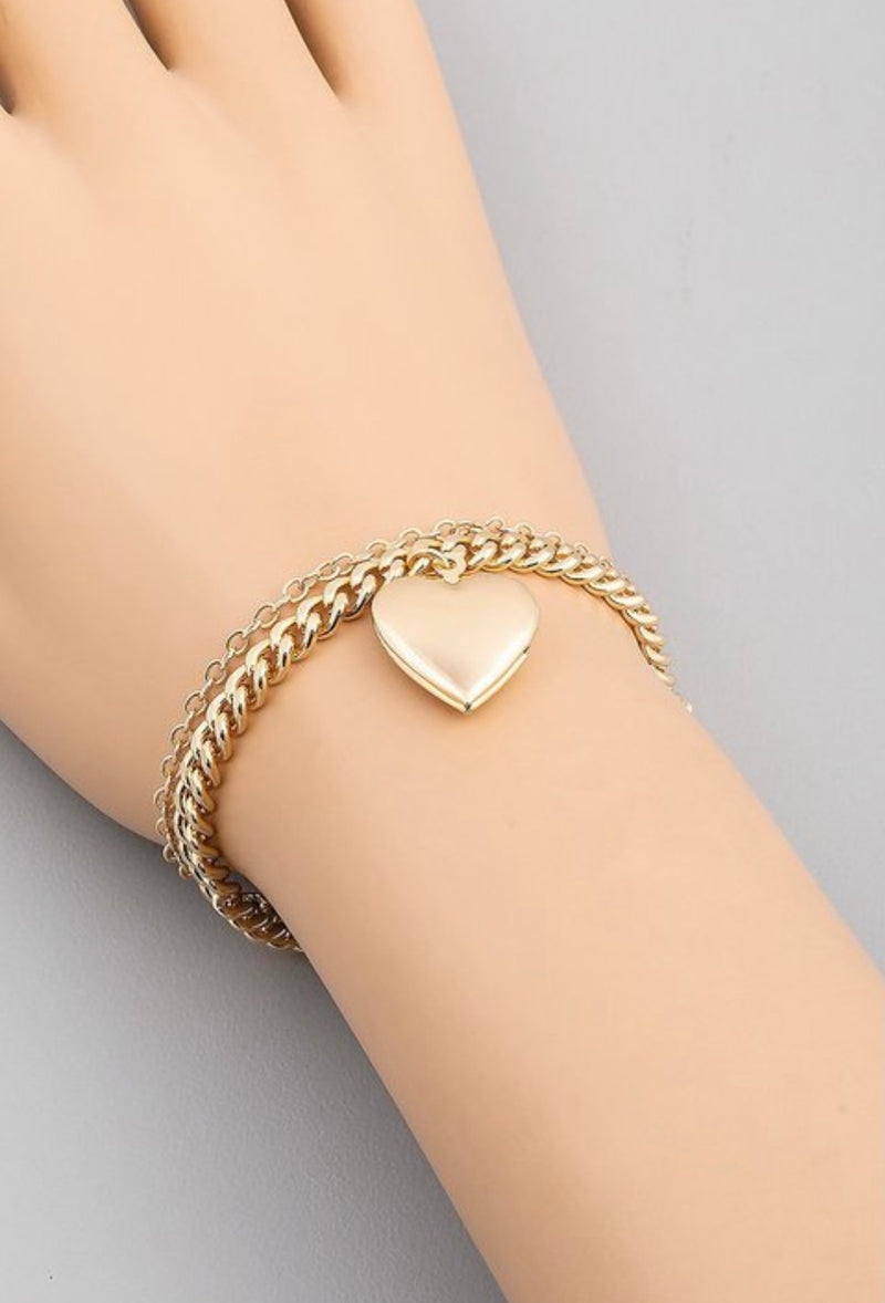 OPEN HEART BRACELET