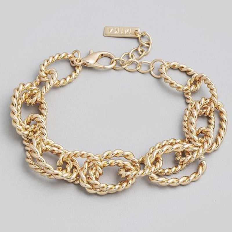 BRAIDED CHAIN BRACELET