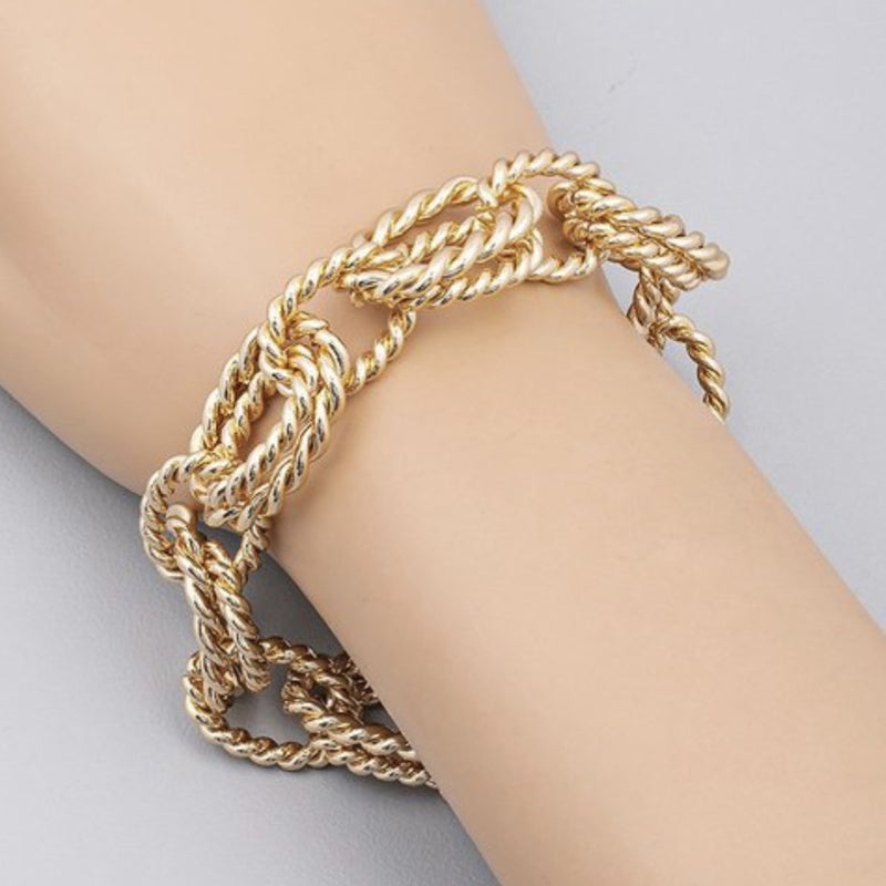 BRAIDED CHAIN BRACELET