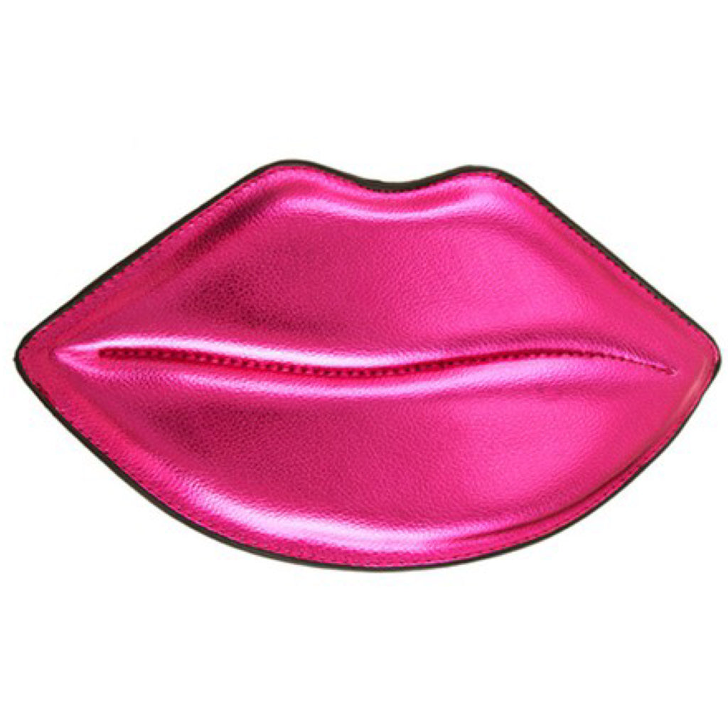 METALIC LIPS CLUTCH