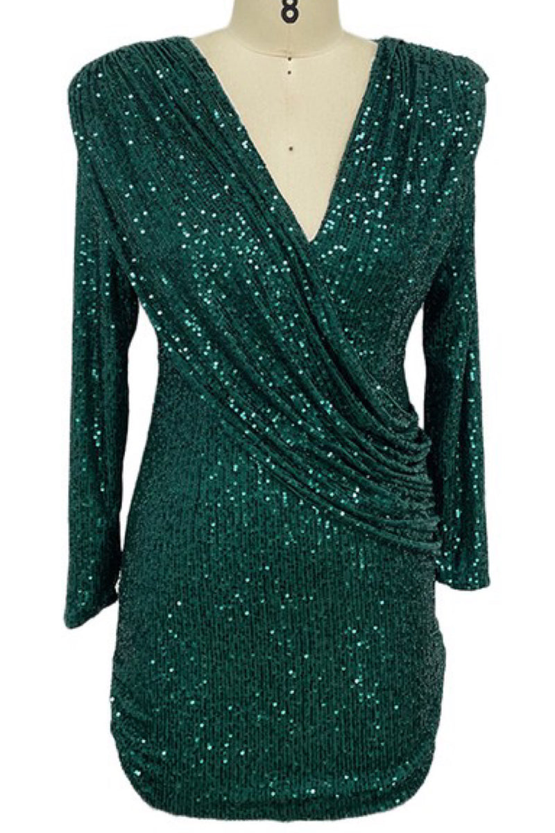 MISS ME SEQUIN DRESS