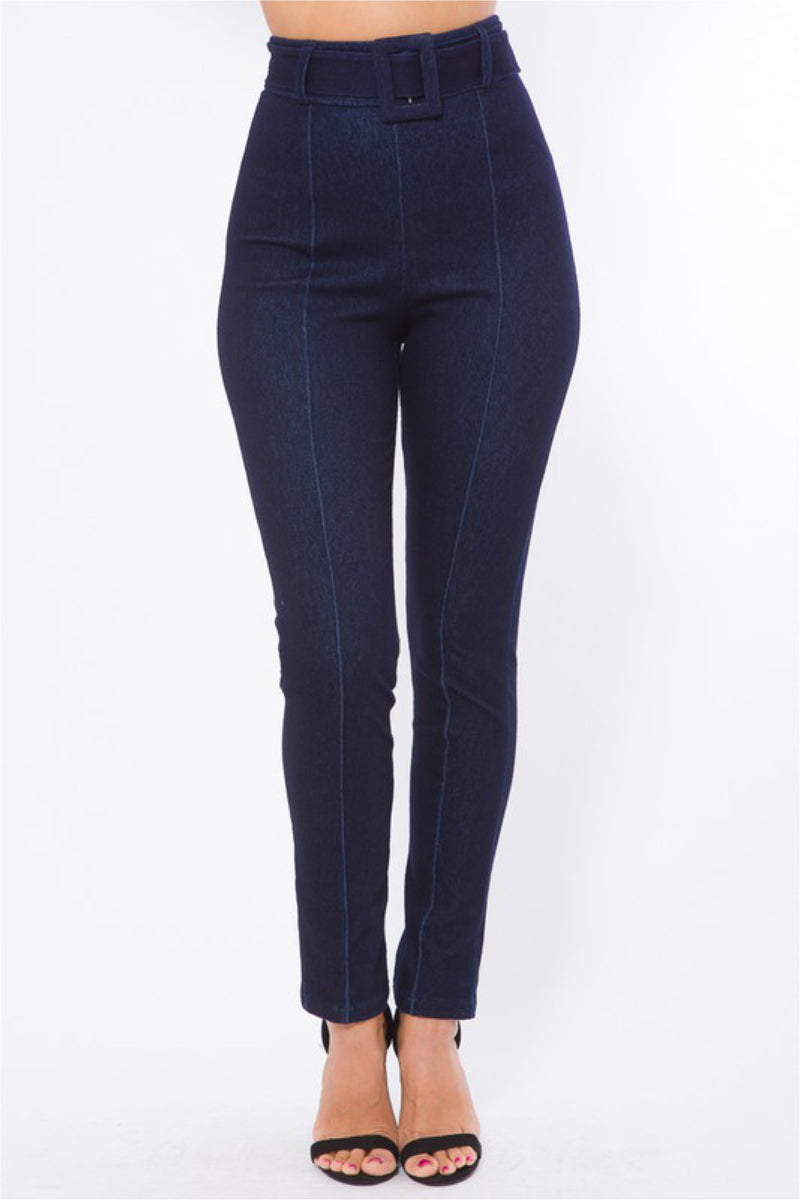 HIGH WAIST CASUAL DENIM