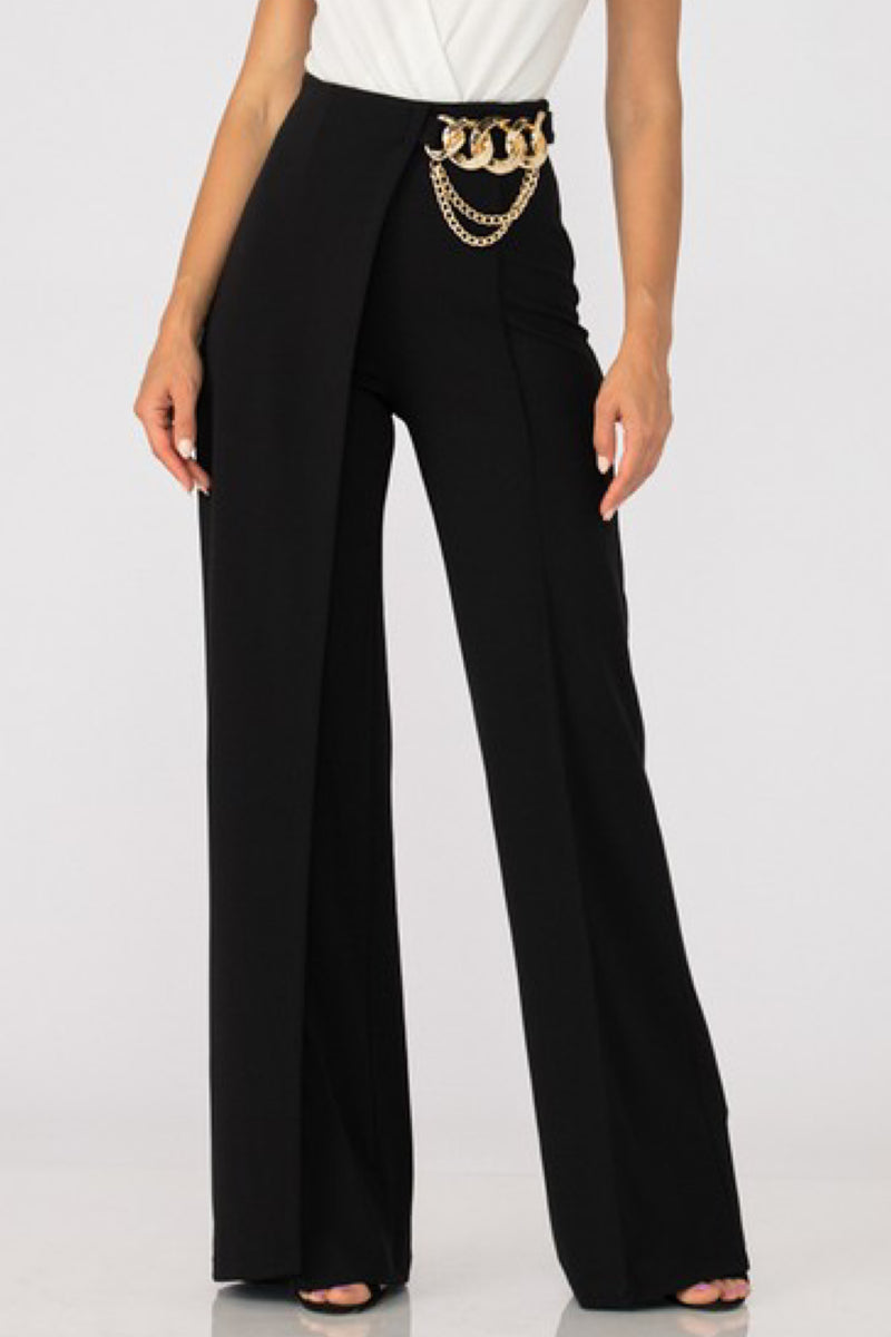 CHUNKY CHAIN BUCKLE PANT