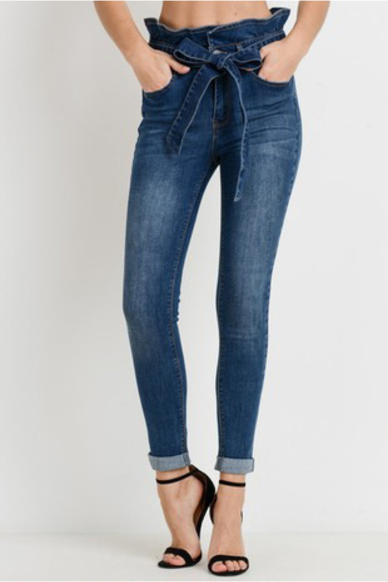 HIGH WAIST SKINNY DENIM