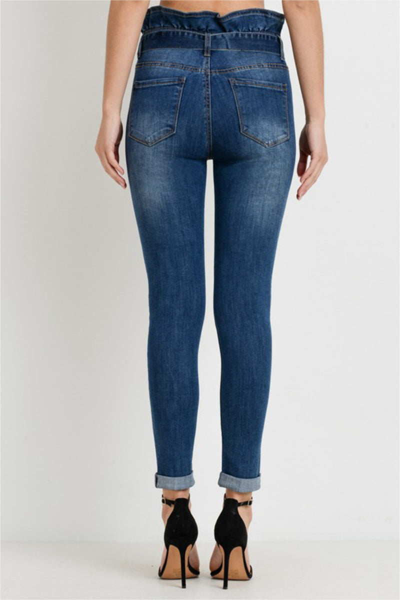 HIGH WAIST SKINNY DENIM