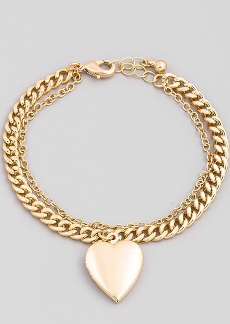 OPEN HEART BRACELET